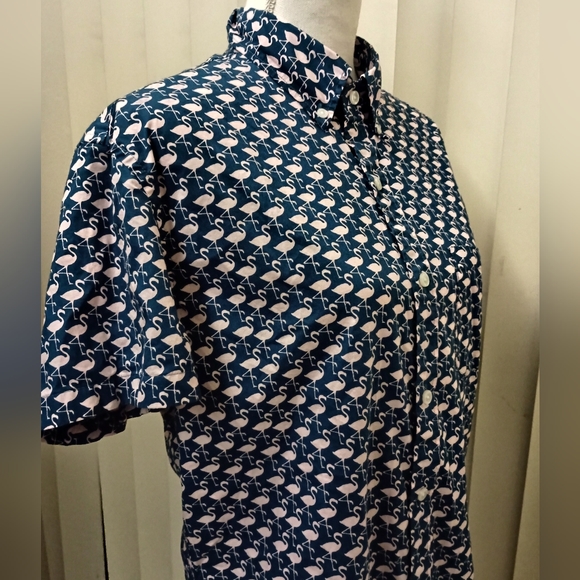 J. Crew Flamingo Shirt Slim M - Picture 3 of 5